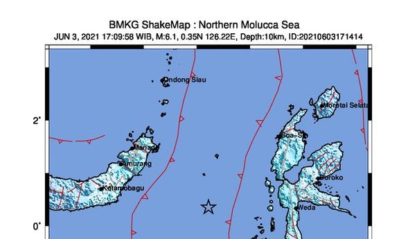 Warga Ternate Rasakan Gempa, Kota ini Memang Menyimpan Potensi Tinggi