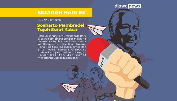 Tujuh Surat Kabar yang Dibredel Soeharto Karena Peristiwa Malari