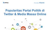 Popularitas Partai Politik di Media Massa Online dan Twitter Periode Maret 2023