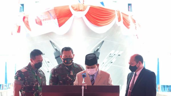 Prabowo Subianto Luncurkan Kapal Perang Baru, Siap Hadapi China di Lautan Natuna