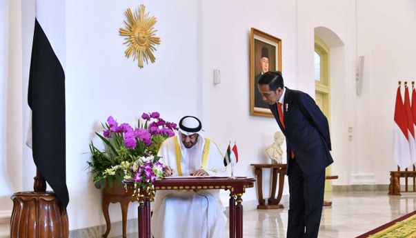 Bertemu Putra Mahkota Abu Dhabi, Apa yang Dibahas Jokowi?