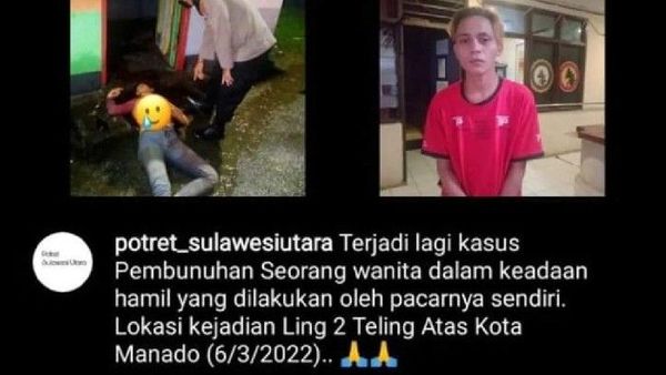Berita Kriminal: Gadis di Manado Tewas Secara Tragis dalam Kondisi Hamil, Dibunuh Pacarnya Saat Pesta Miras