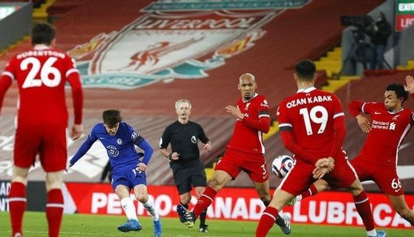 Di Kandang Sendiri, Liverpool Ditaklukkan Chelsea