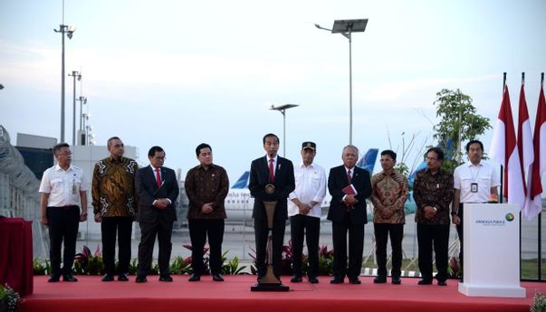 Jokowi Meresmikan 4 Fasilitas Baru Bandara Soekarno-Hatta