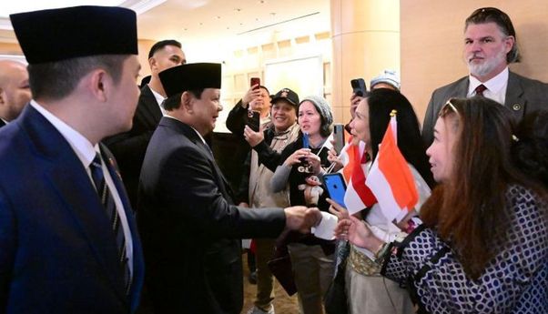 Bahagianya Diaspora Indonesia Sambut Kedatangan Prabowo di Washington: We Love You Pak