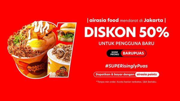 AirAsia Jajah Layanan Antar Makanan: Gojek, Grab dan Shopee Bakal Ditumbangkan?