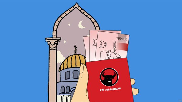 Kader PDIP Bagi-bagi Amplop di Masjid, Warganet Desak Bawaslu Agar Bertindak