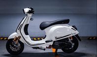 Modifikasi Vespa Sprint, Makin Gagah dengan Tongkrongan Kaki Lebar
