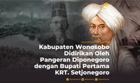 Kabupaten Wonosobo Didirikan oleh Pangeran Diponegoro dengan Bupati Pertama KRT.Setjonegoro