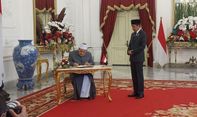 Presiden Jokowi Terima Kunjungan Grand Syekh Al-Azhar Ahmed Al Tayeb di Istana Merdeka