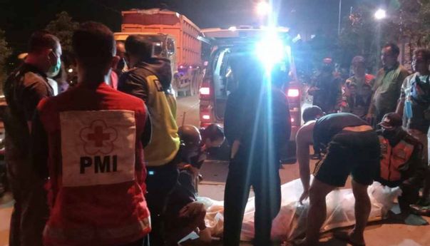 Buruh Pabrik Kelindes Truk di Mojokerto, Korban Dipastikan Tewas