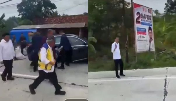 Viral Video Sebut Ban Mobil Presiden Pecah hingga Jokowi Harus Jalan Kaki, Ini Penjelasan Istana