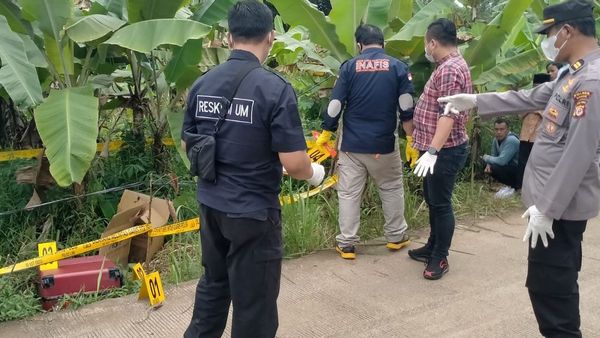 Penemuan Mayat dalam Koper Merah di Bogor, Polisi Masih Cari Bagian Kepala dan Kaki Mayat