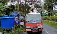 Akibat Lahar Hujan Gunung Merapi, 300-an KK di Kaliurang Butuh Dropping Air Bersih