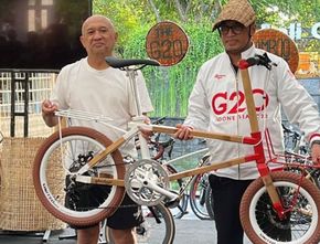 Jajal Sepeda Bambu GORo, Menteri Teten: Bahan Dasarnya Tak Pernah Terpikir