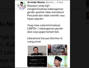 Ketum Partai Rakyat Bikin Cuitan Dukung LGBT di Indonesia, Tagar “Karbala” Trending di Twitter