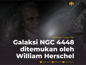 Galaksi NGC 4448 ditemukan oleh William Herschel