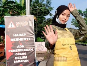 Mantan TKW di Malaysia, Gadis Cantik Ini Viral dan Sukses Jual Nasi Lemak di Kediri