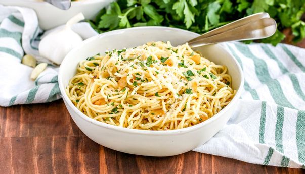 Resep Spaghetti Aglio Olio Mudah