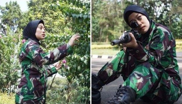 Sosok Sertu Rizka Nurjanah Mampu Buat Jenderal Andika Menangis