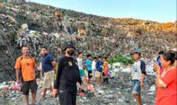 Tragis! Seorang Pemulung Meninggal Tertimbun Gunungan Sampah di Makassar