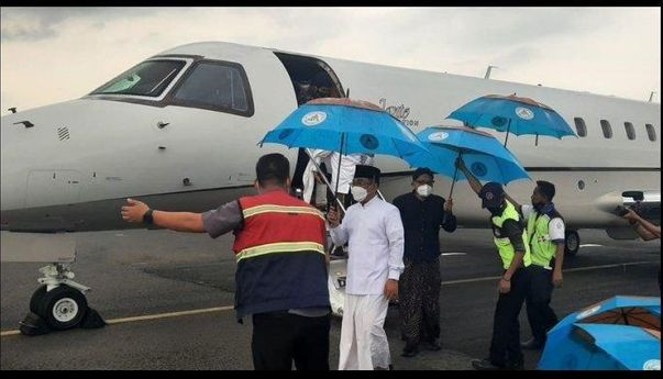 Jadi Sorotan Gus Yahya Pakai Jet Pribadi ke Muktamar NU: Sesekali Begini Lah