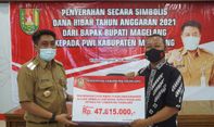 PWI Magelang Terima Dana Hibah dari Pemkab Senilai Rp 47,8 Juta