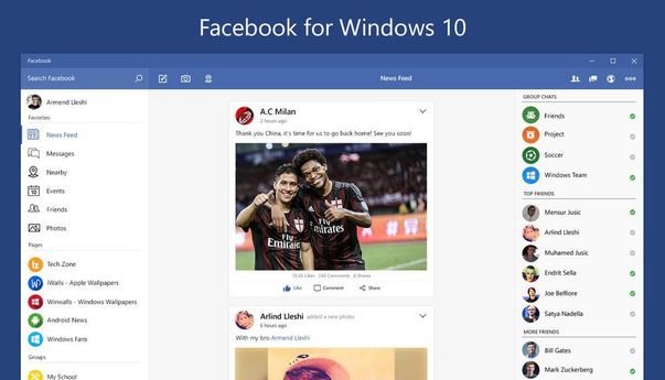 Bulan Ini Aplikasi Facebook Dihapus dari Windows 10