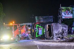 Polisi Tetapkan Sopir Bus Kecelakaan Maut di Ciater sebagai Tersangka