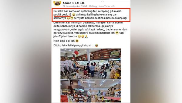 Viral Kelayapan saat Positif COVID-19  di Malang, Pasutri Asal Samarinda Klarifikasi dan Minta Maaf