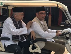 Ridwan Kamil Bertemu Fauzi Bowo di Museum Betawi, Ditemani Keliling Setu Babakan