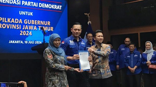 Partai Demokrat Resmi Dukung Khofifah-Emil Dardak di Pilkada Jatim 2024