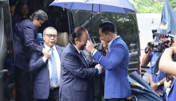 Di Depan Surya Paloh AHY Sepakat Usung Anies Baswedan Menjadi Capres 2024