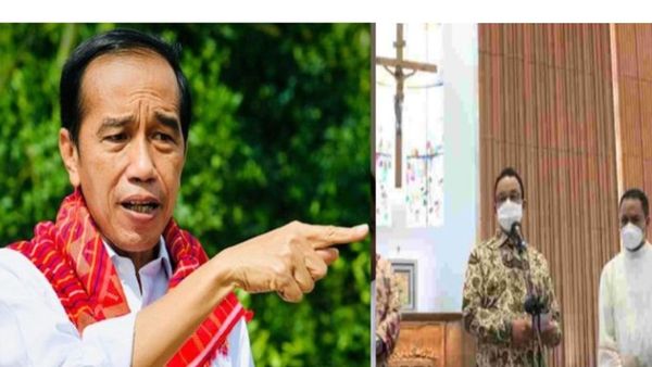 Ucapkan Paskah Jokowi Dihujat, Anies Kunjungi Gereja Malah Tak Masalah, Netizen: Lain Halnya dengan Junjungan Kadrun