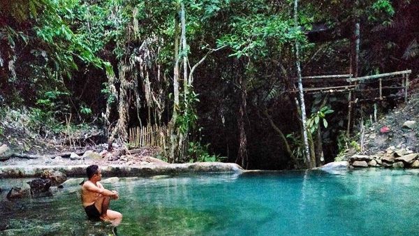 Asli! Pemandian Pancur Napitu di Gunung Berkat Nyatanya Bikin Segar