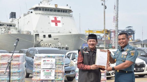 Pakai Kapal Perang TNI AL, Baznas Kirim 50 Ton Bantuan Kemanusiaan ke Palestina
