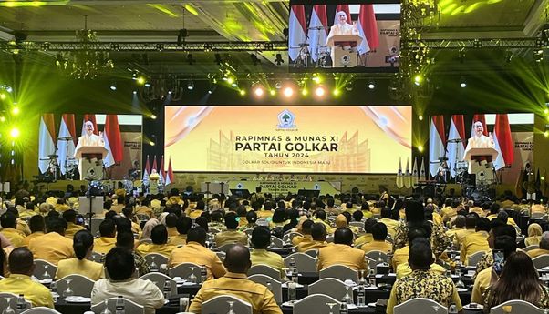 Pidato di Munas Golkar, Bahlil Singgung 'Raja Jawa': Kalau Kita Main-main, Celaka Kita