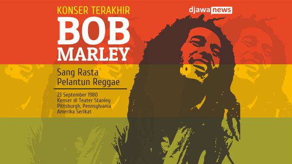Sejarah Hari Ini, 23 September 1980 Konser Terakhir Bob Marley: Sang Rasta Pelantun Reggae