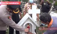 Patung Yesus dan Salib Kembali Terpasang di Makam Nasrani yang Dirusak di Solo