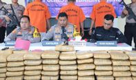 Polisi Tangkap 3 Kurir Ganja Asal Sumbar, Sita Barang Bukti 110 Kilogram