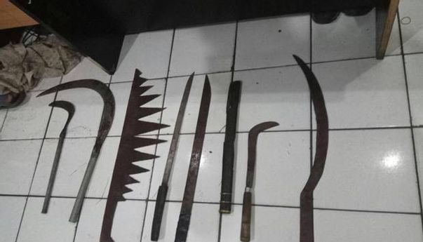 Berlagak Jagoan, Tiga Pemuda Sedayu Pembawa Senjata Tajam Diringkus Polisi