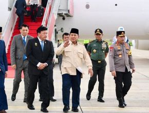 Tiba di Indonesia, Prabowo Langsung Ratas Bahas Nataru di Halim Perdanakusuma