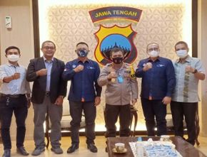 Sambangi Mapolda Jateng, PSSI: Minta Restu untuk Keamanan Liga 1 dan Liga 2