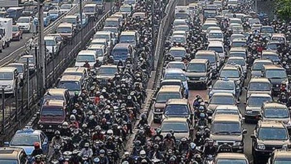 Beredar Video TikTok Kemacetan Arus Mudik Lebaran 2021, Benarkah?