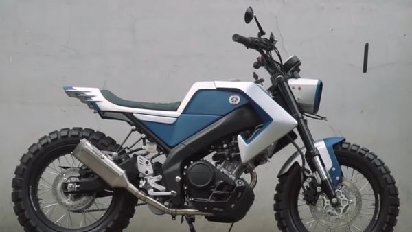 Begini Hasil Modifikasi Yamaha XSR155 Flattracker, Tampil Unik dan Futuristik