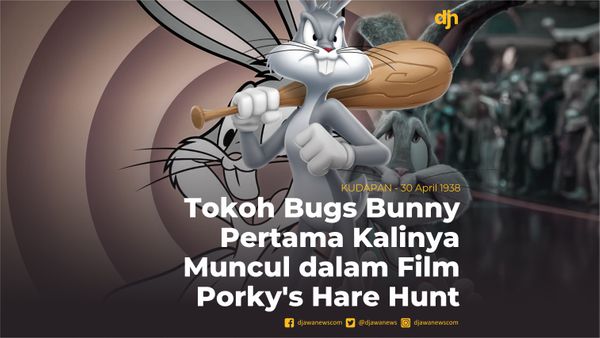 Tokoh Bugs Bunny Pertama Kalinya Muncul dalam Film Porky's Hare Hunt