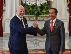 Presiden Jokowi Bertemu Presiden FIFA Gianni Infantino di Istana Merdeka, Bahas Transformasi Sepak Bola Indonesia