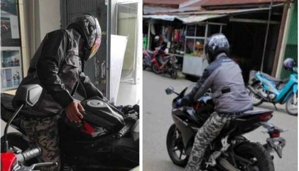 Berita Terkini: Seorang Pria Gondol Jaket Honda dan Motor CBR 250 CC yang Dipajang di Dealer