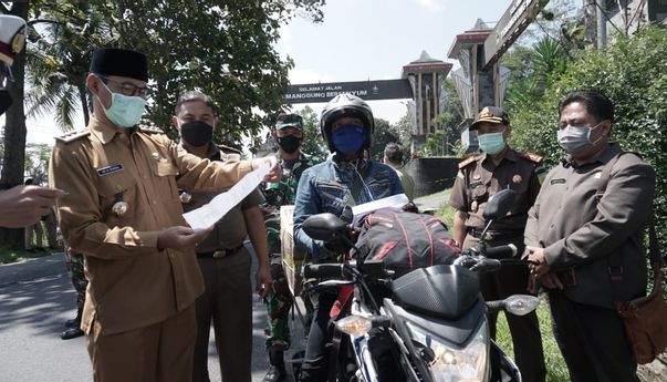 Tinjau Pos Penyekatan, Bupati Temanggung: Tidak Ada Toleransi Bagi Pemudik