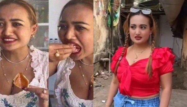 Makan Daging Babi Pake Bismillah, TikToker Lina Mukherjee Jadi Tersangka Penistaan Agama